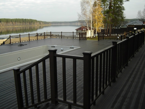 Перило-поручень Holzhof для ограждения ДПК 8х5,2см