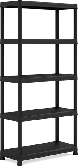 Стеллаж SHELF PLUS 90/40/5 PIENO BK KETER H.122