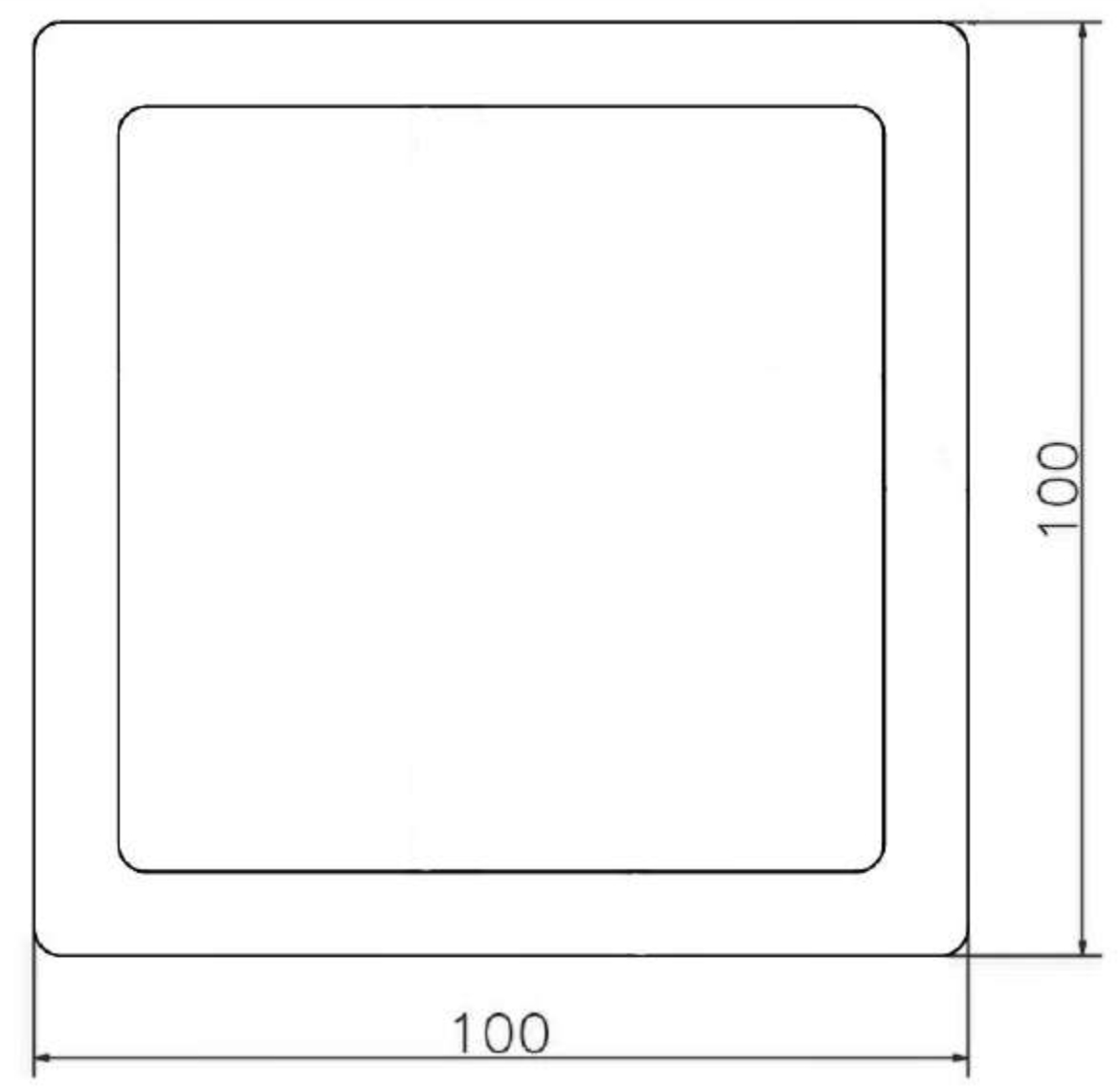 Столб опорный (100x100x2900 мм), Polivan Group коллекция DENPASAR ДПК