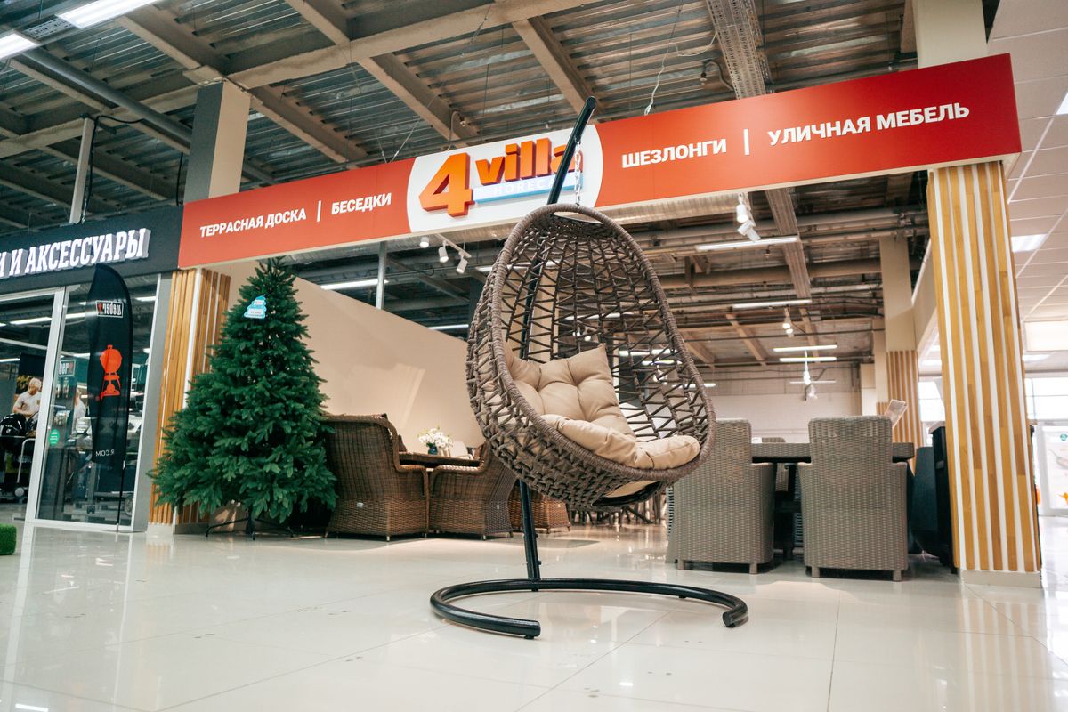 Подвесное кресло в интерьере