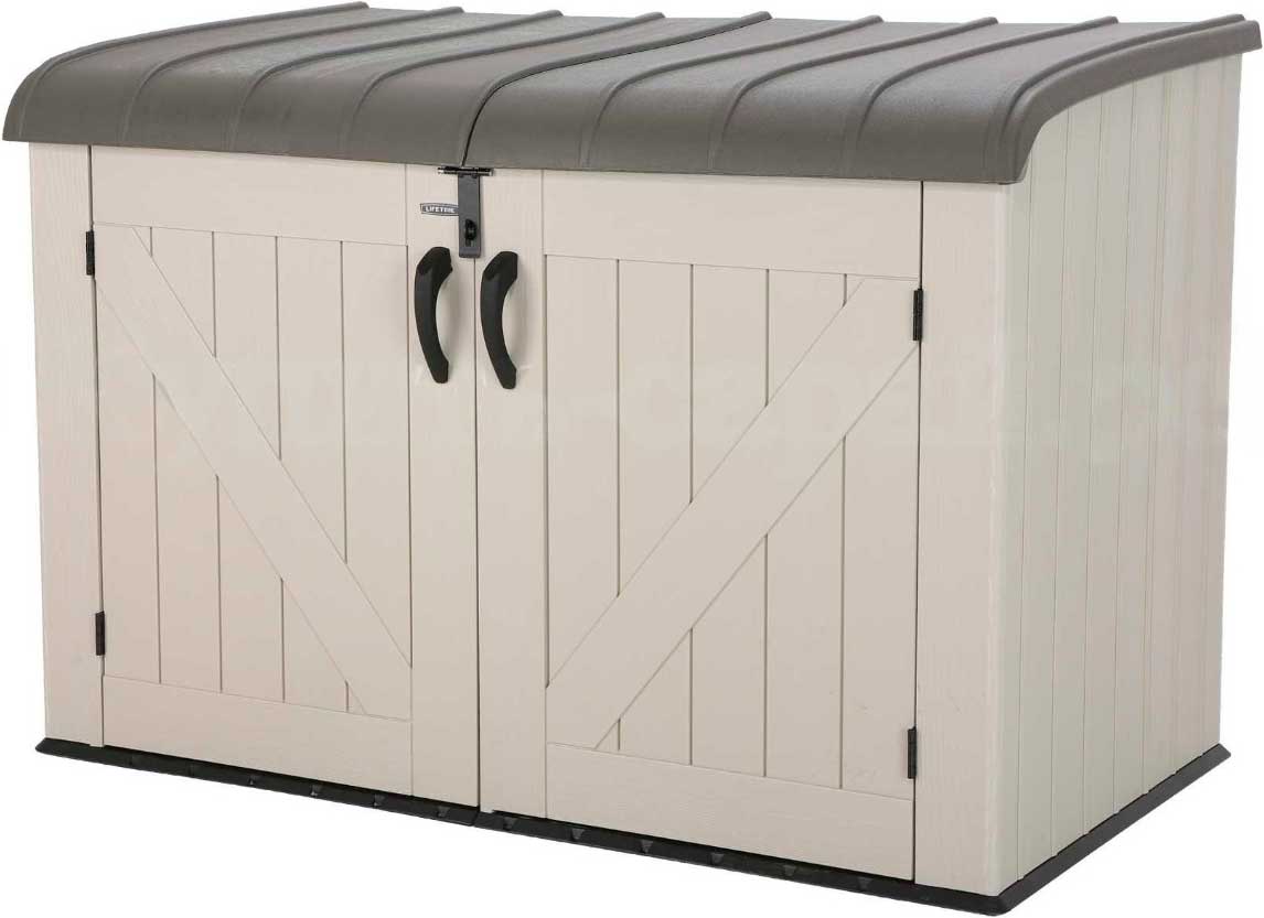Life Time WoodLook 60170 Ящик-шкаф для хранения 3х6, бежевый 2400л.